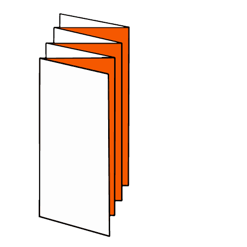 6 сложений гармошкой