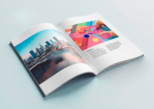 Брошюры на скобе