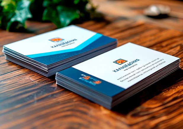 Двусторонние визитки